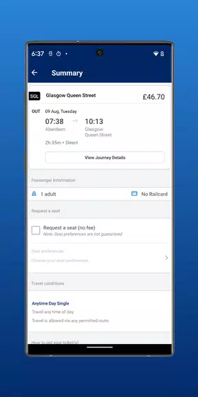 ScotRail Train Times & Tickets Screenshot3