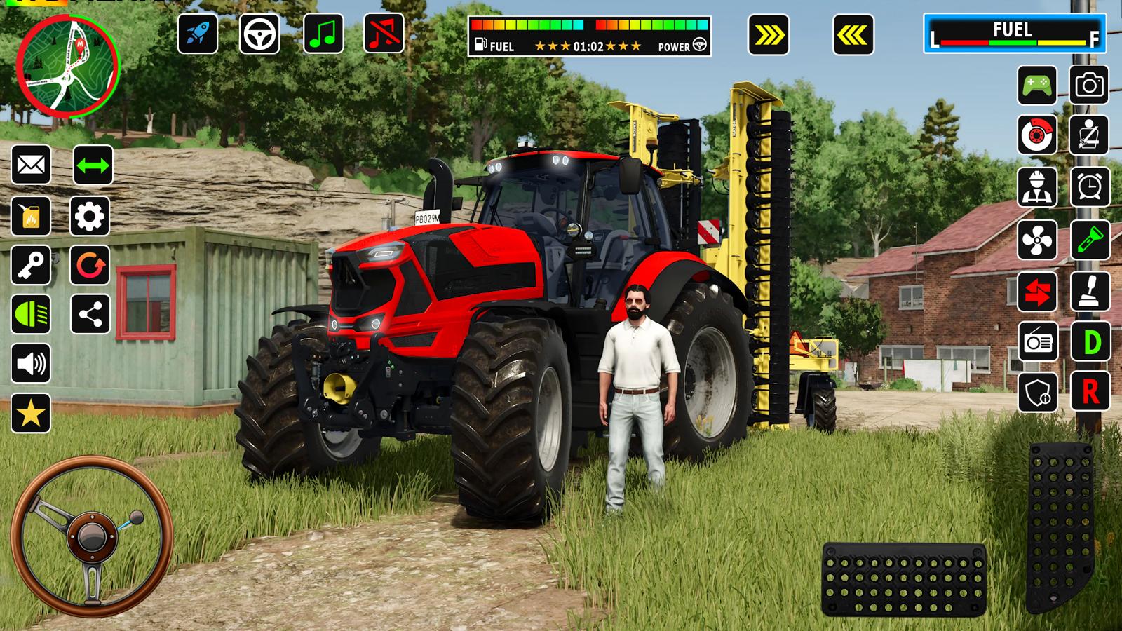US Tractor Driving Game 3d Screenshot1