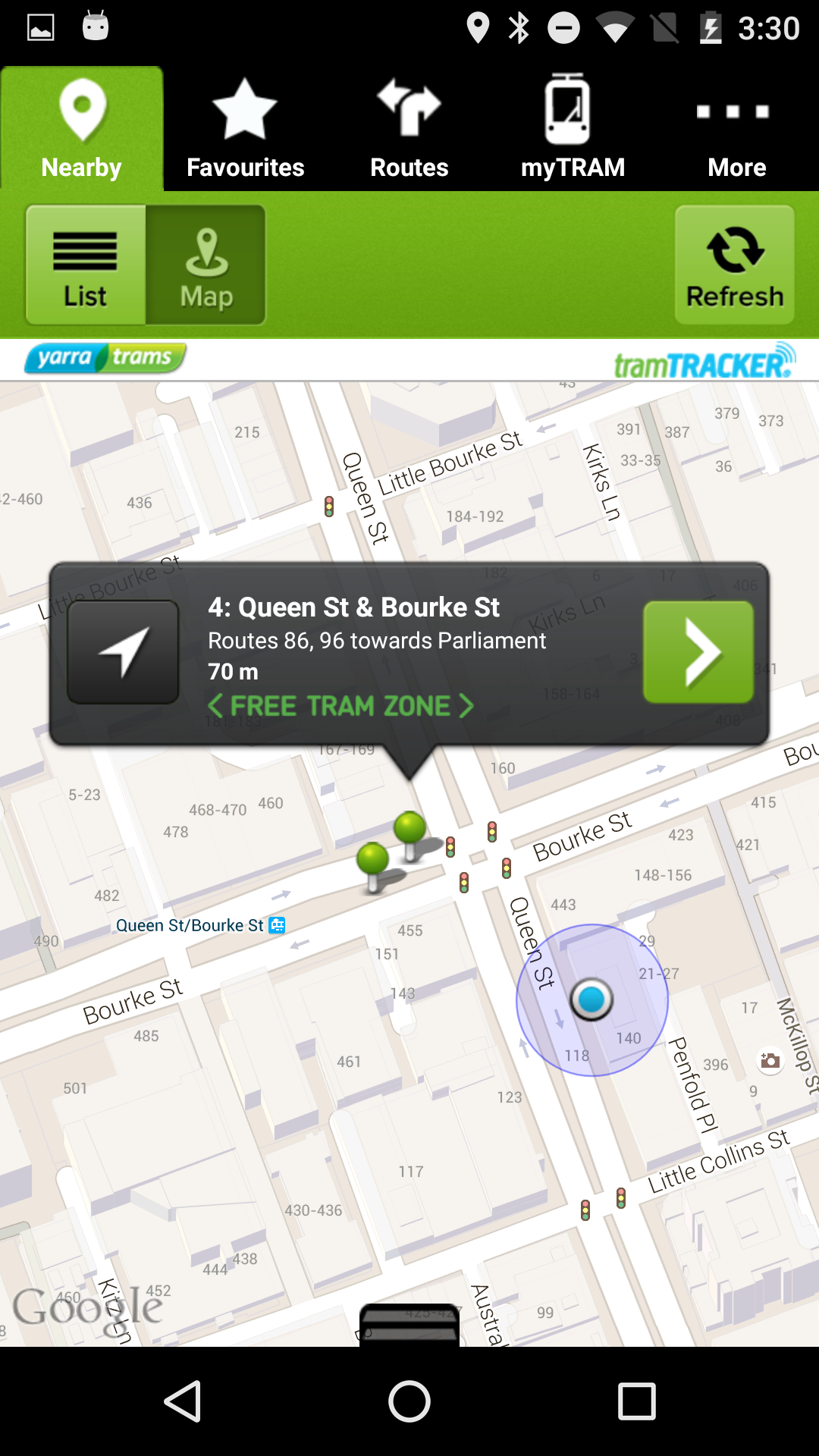 tramTRACKER Screenshot3