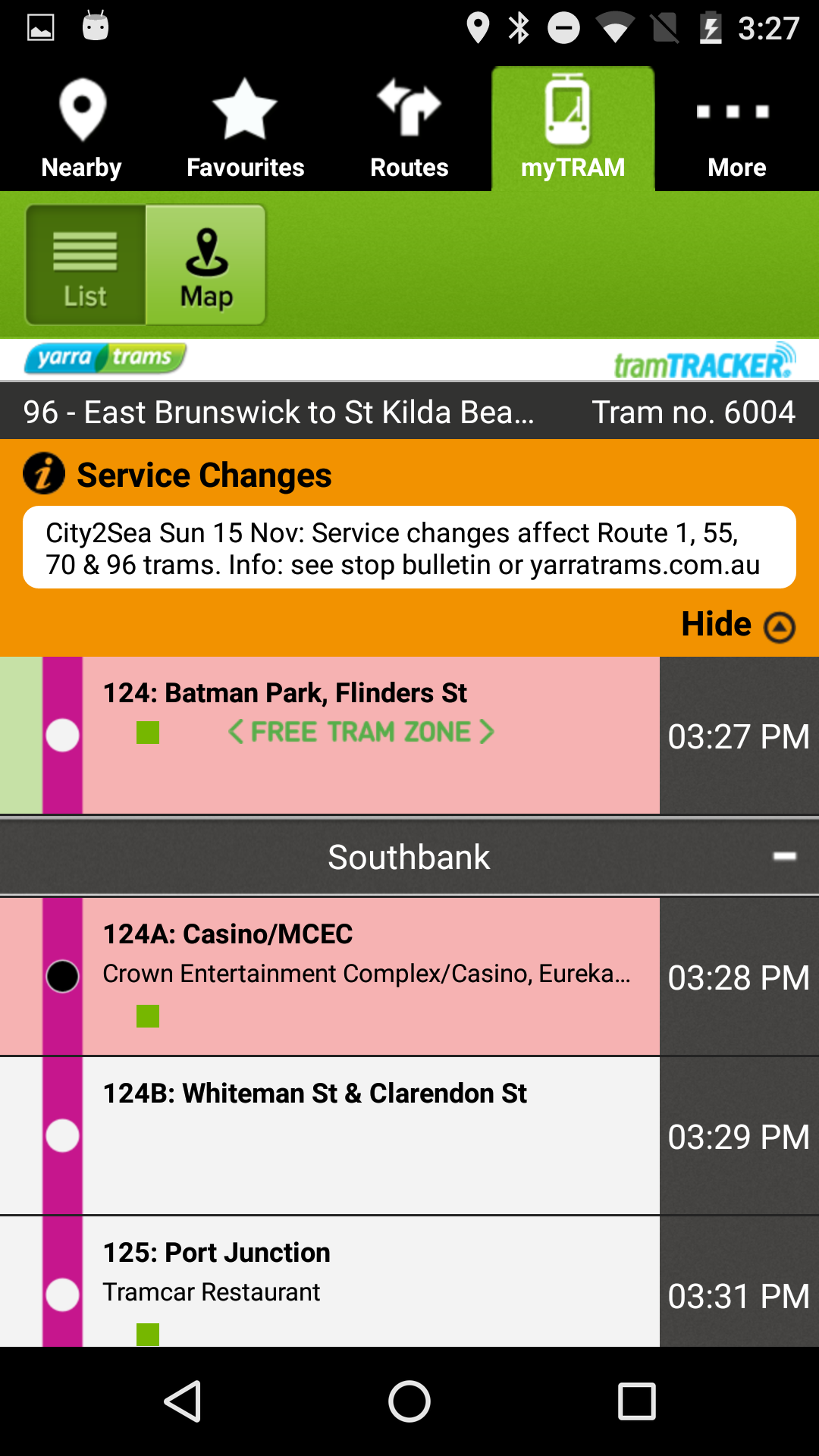 tramTRACKER Screenshot2