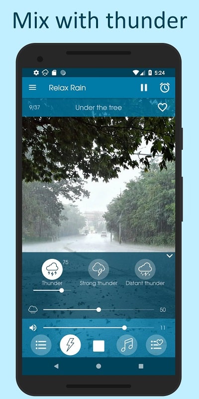 Relax Rain: sleep sounds Screenshot3