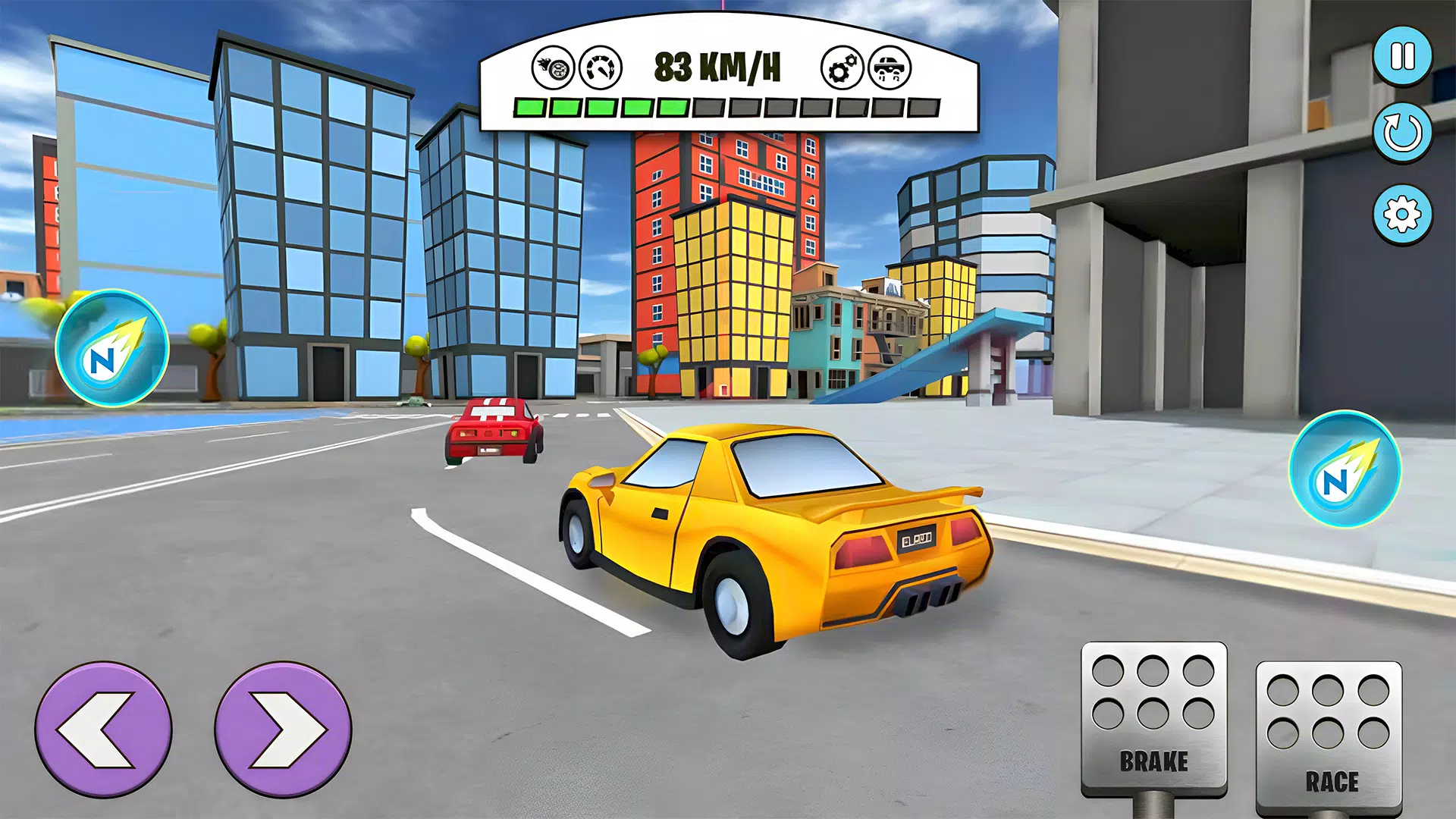 PolyCars: City Racing Car Game Screenshot2