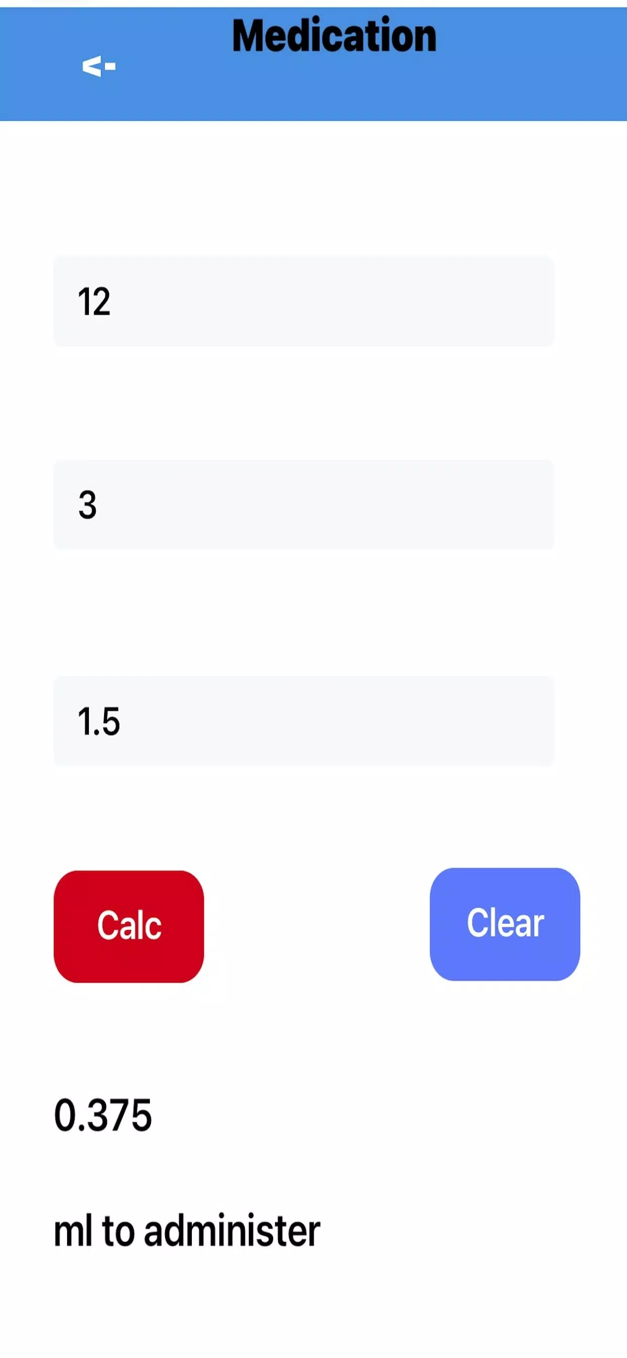 EMS Drip Calc Lite Screenshot5