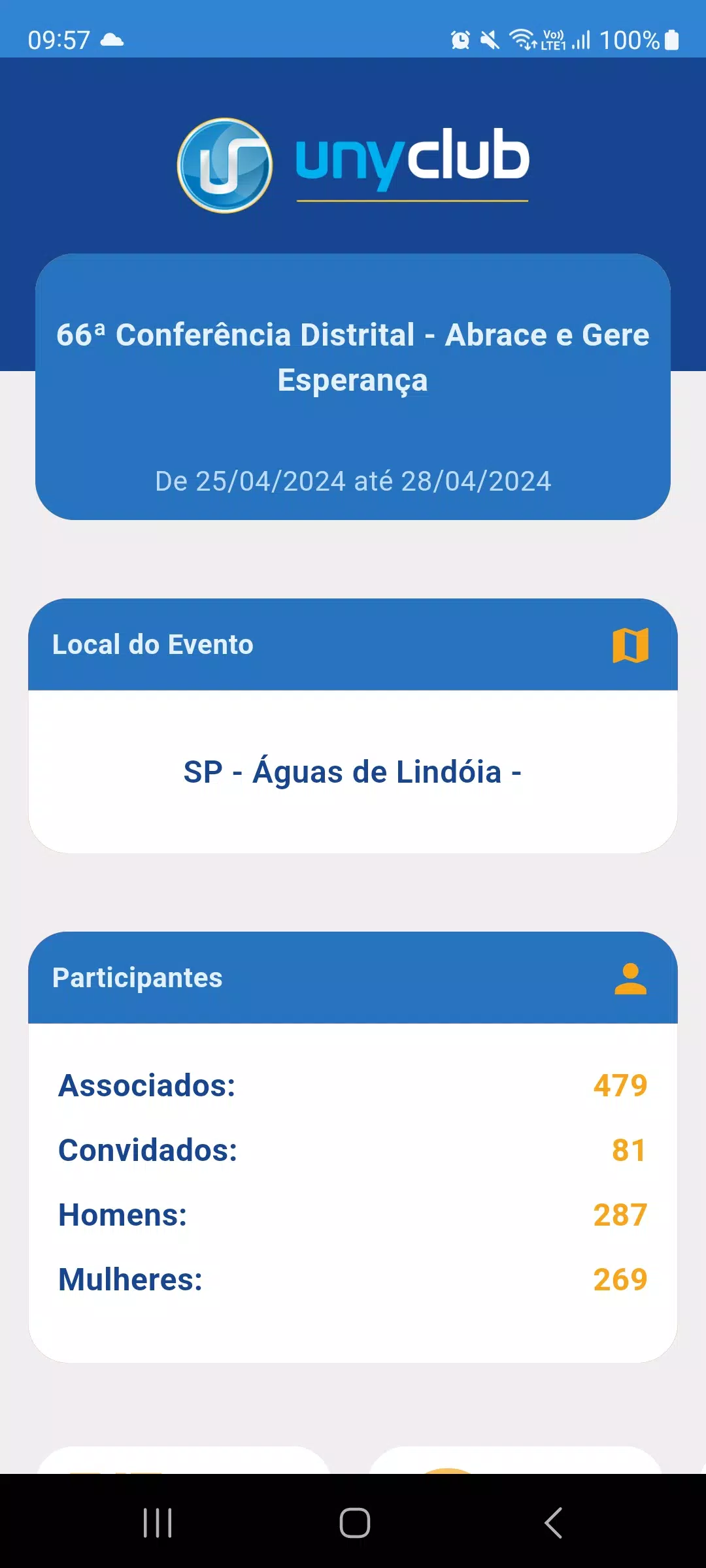 UnyClub Eventos Screenshot3