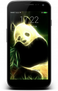Fingerprint Neon Lock Screen Screenshot4