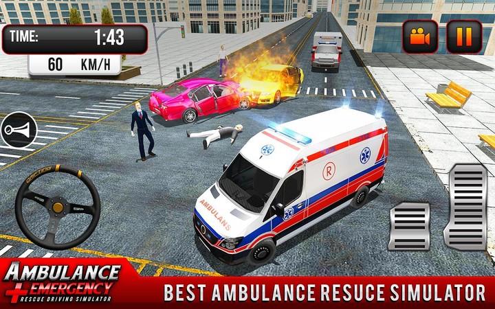 911 Ambulance City Rescue Game Screenshot3