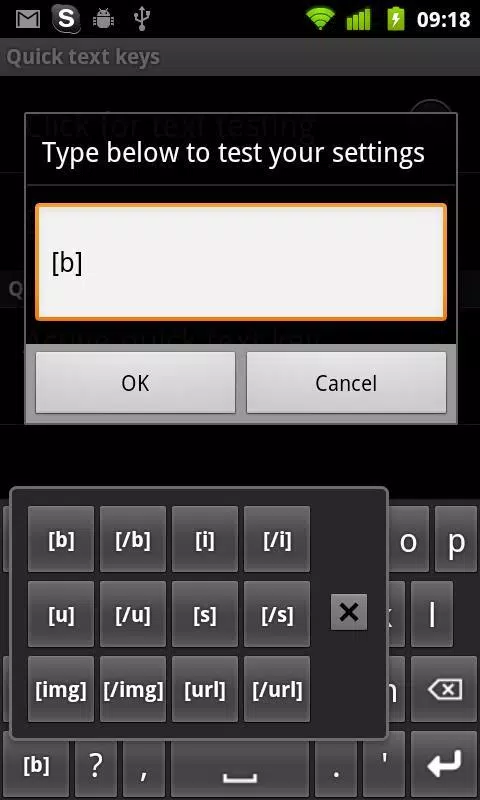 BBCodes for AnySoftKeyboard Screenshot1