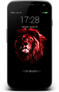 Fingerprint Neon Lock Screen Screenshot5