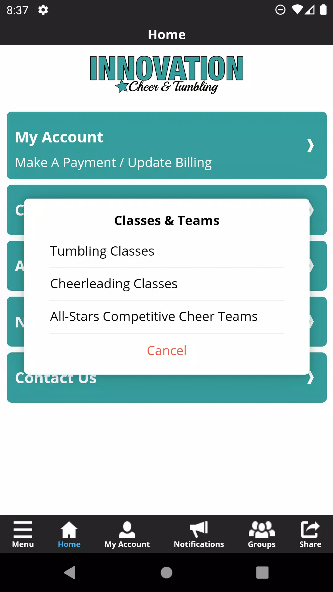 Innovation Cheer & Tumbling Screenshot2
