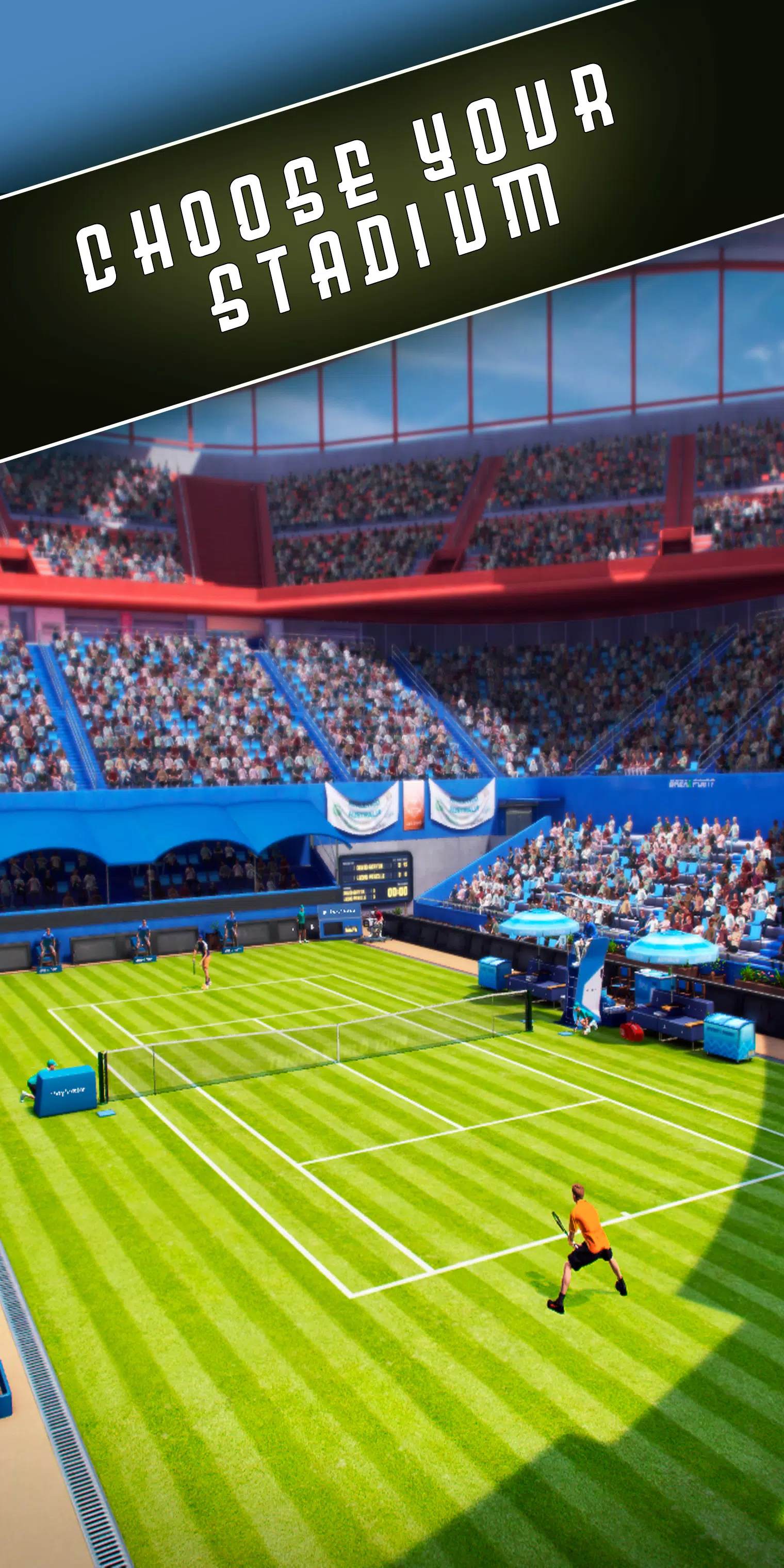 Tennis 3D: Online Sport Game Screenshot3