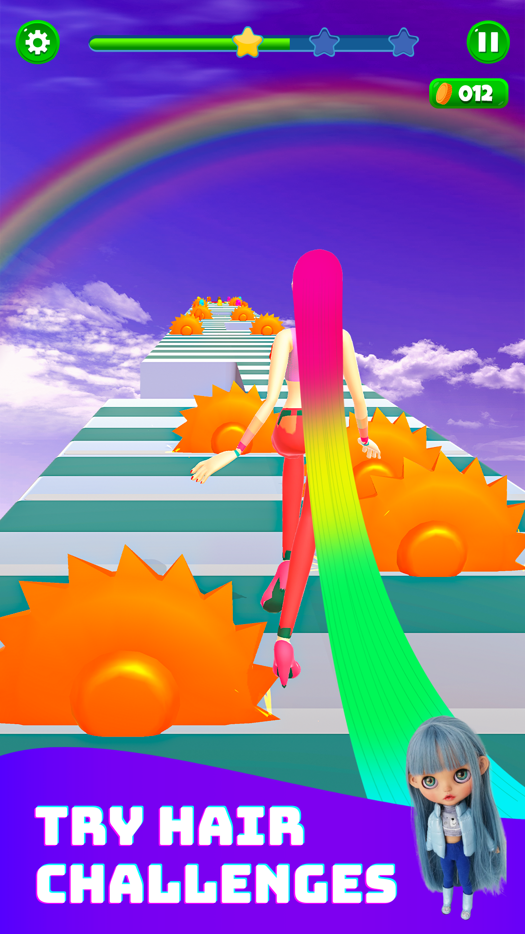 Haircut Race 3D Screenshot1