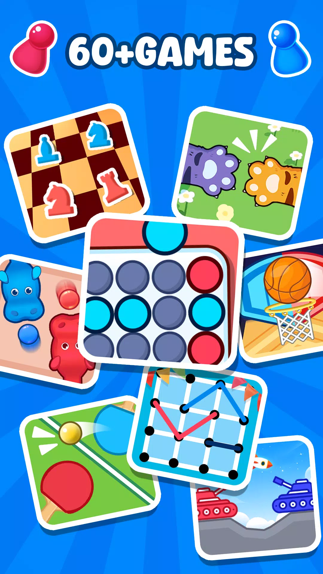 2 Player Battle: Mini Games Screenshot1