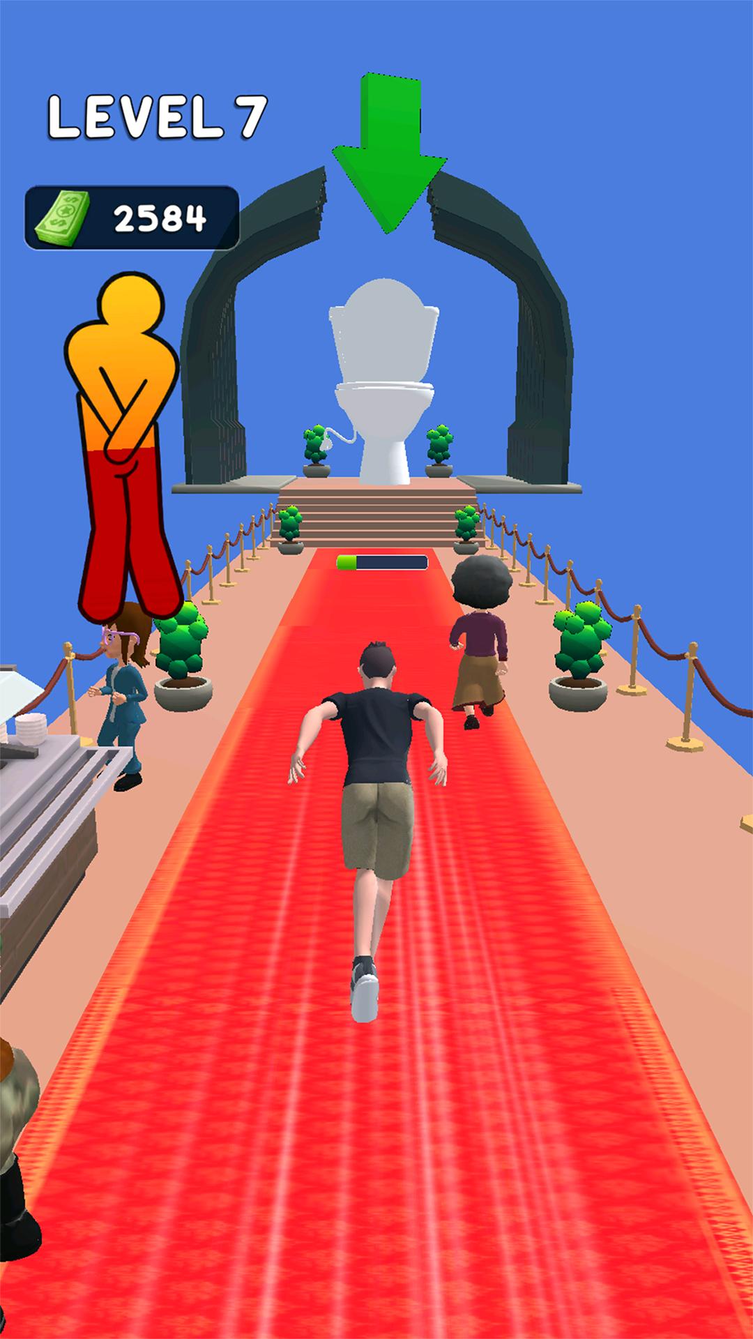 Flush Run Man Rush Game Screenshot1
