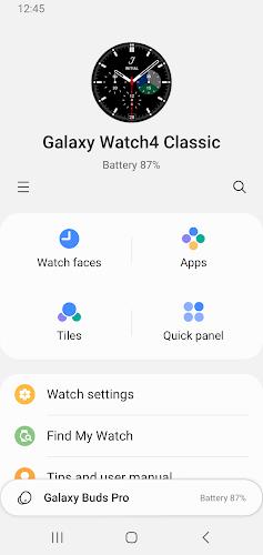 Galaxy Wearable Screenshot1