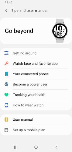 Galaxy Wearable Screenshot4