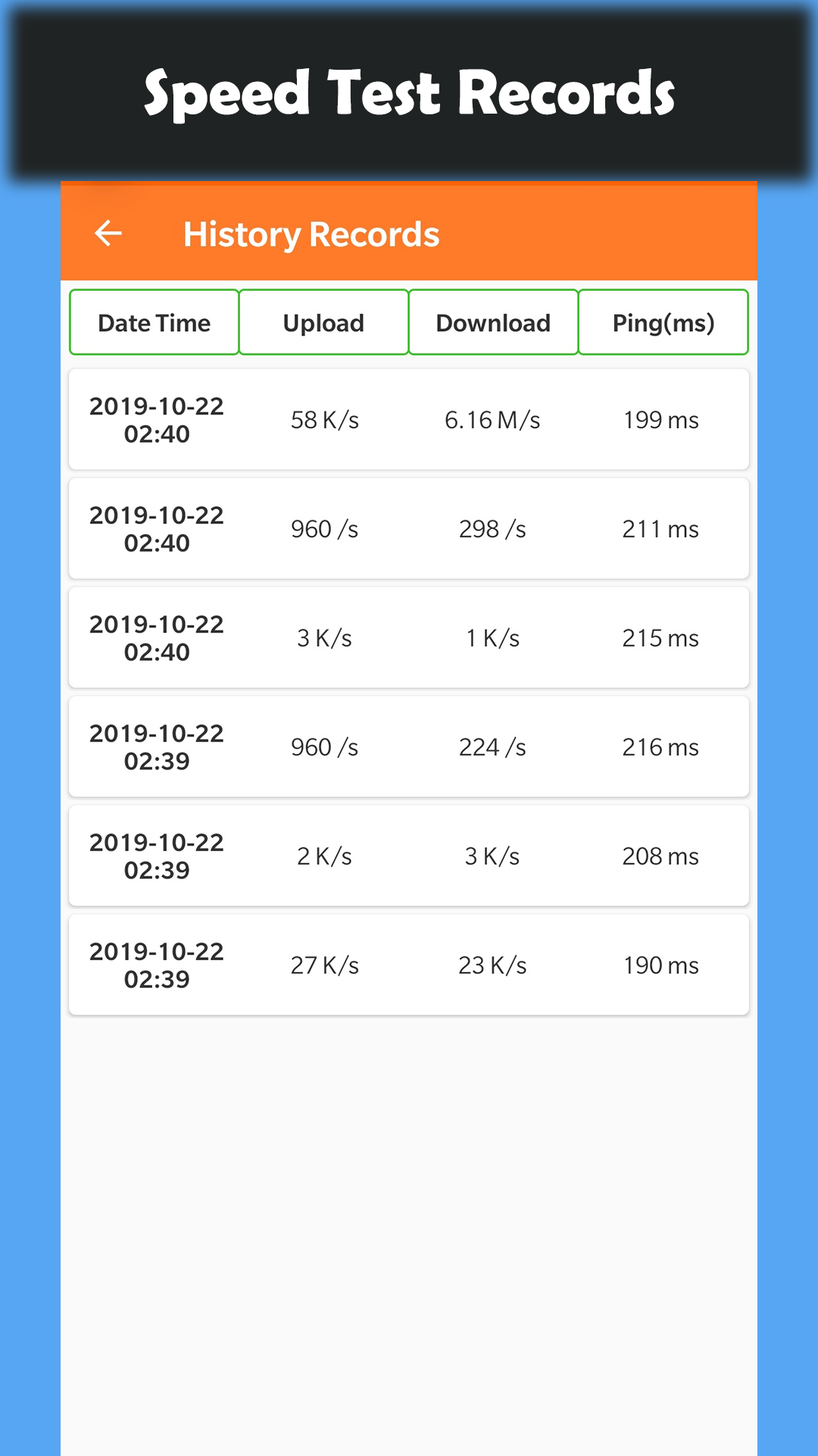 Speed Test Screenshot3