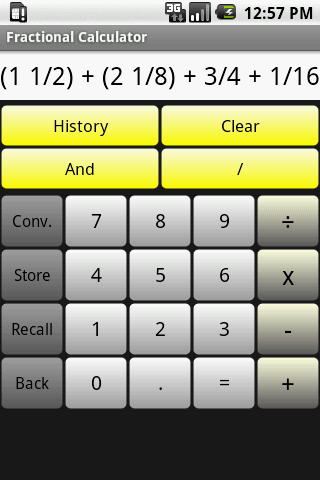 Fractional Calculator Screenshot1