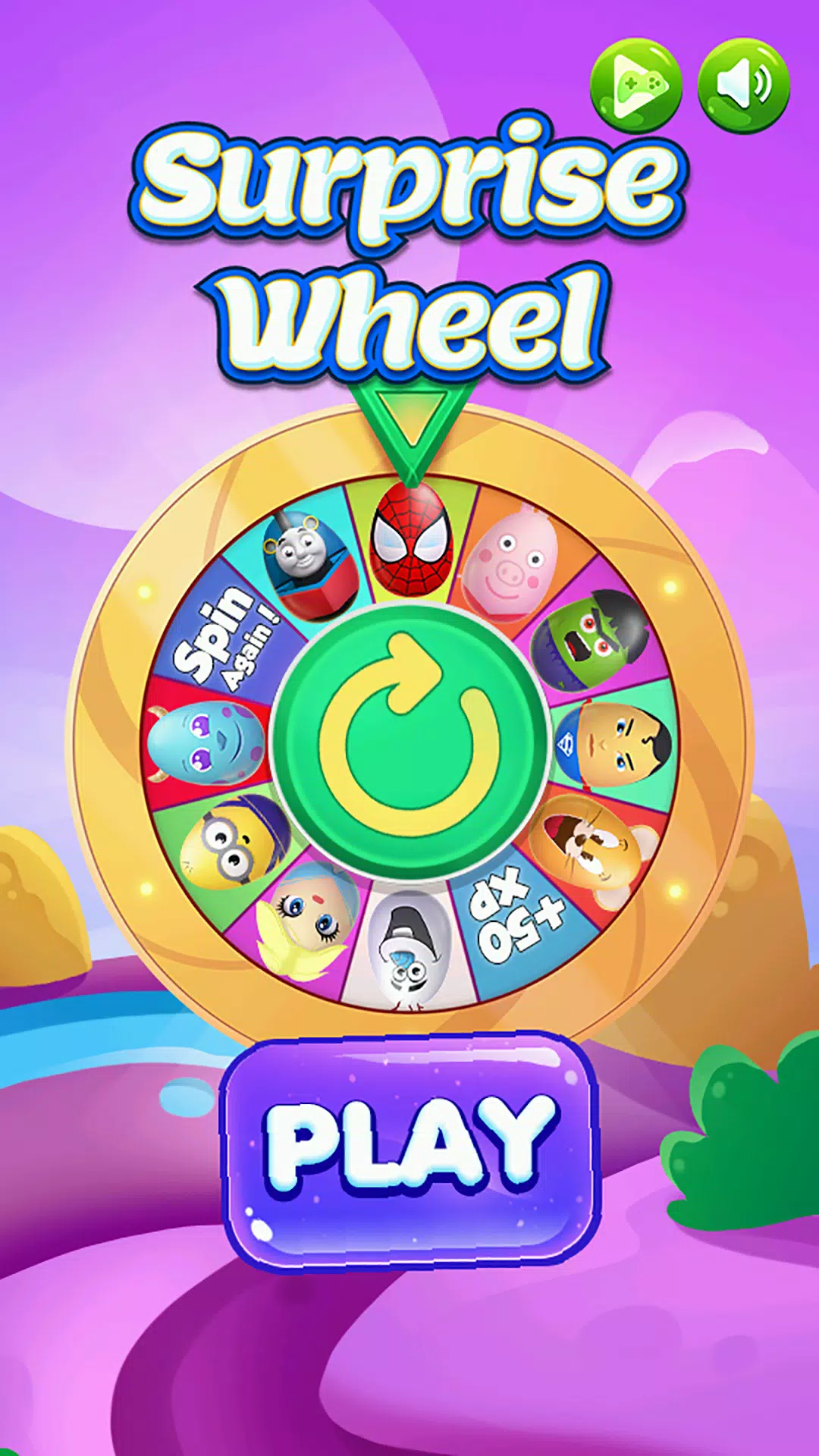 Surprise Eggs Spinning Wheel Screenshot1