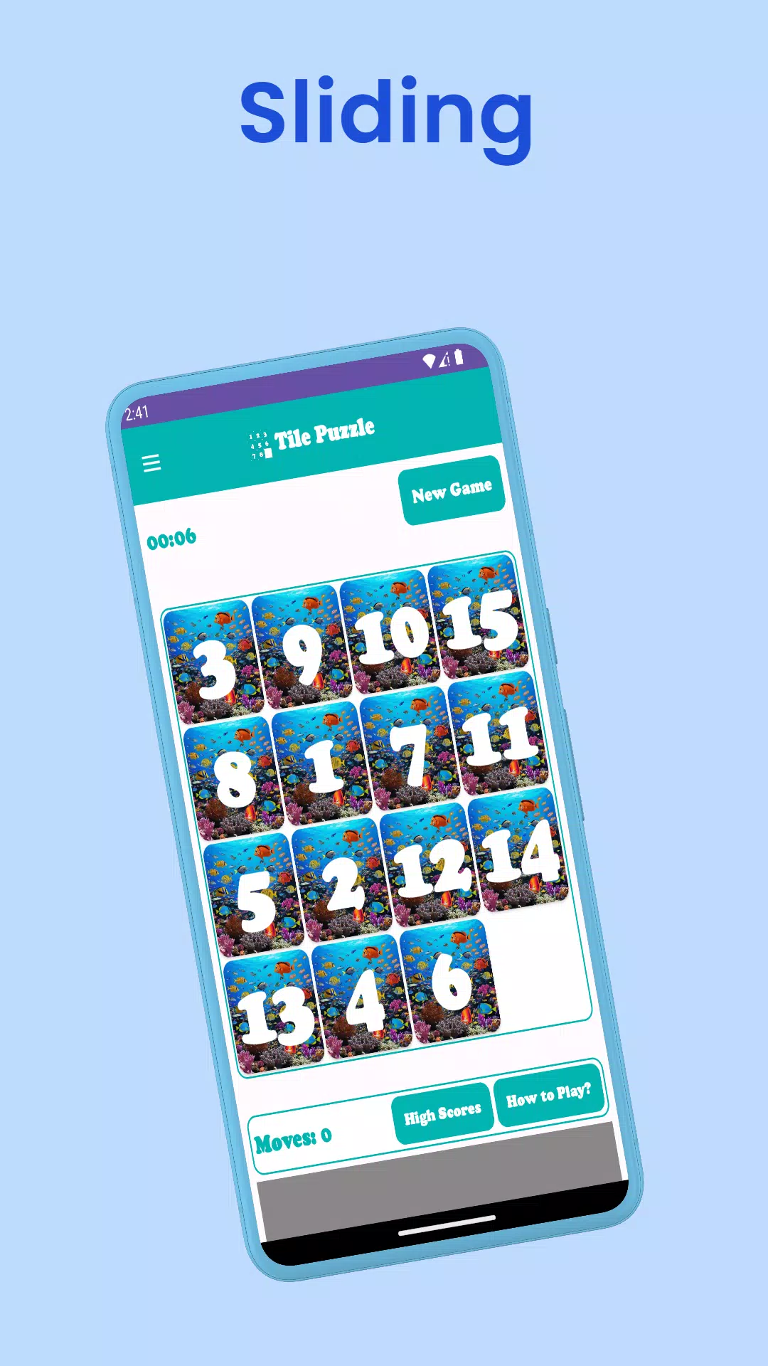 Number Sliding Tile Puzzle Screenshot3