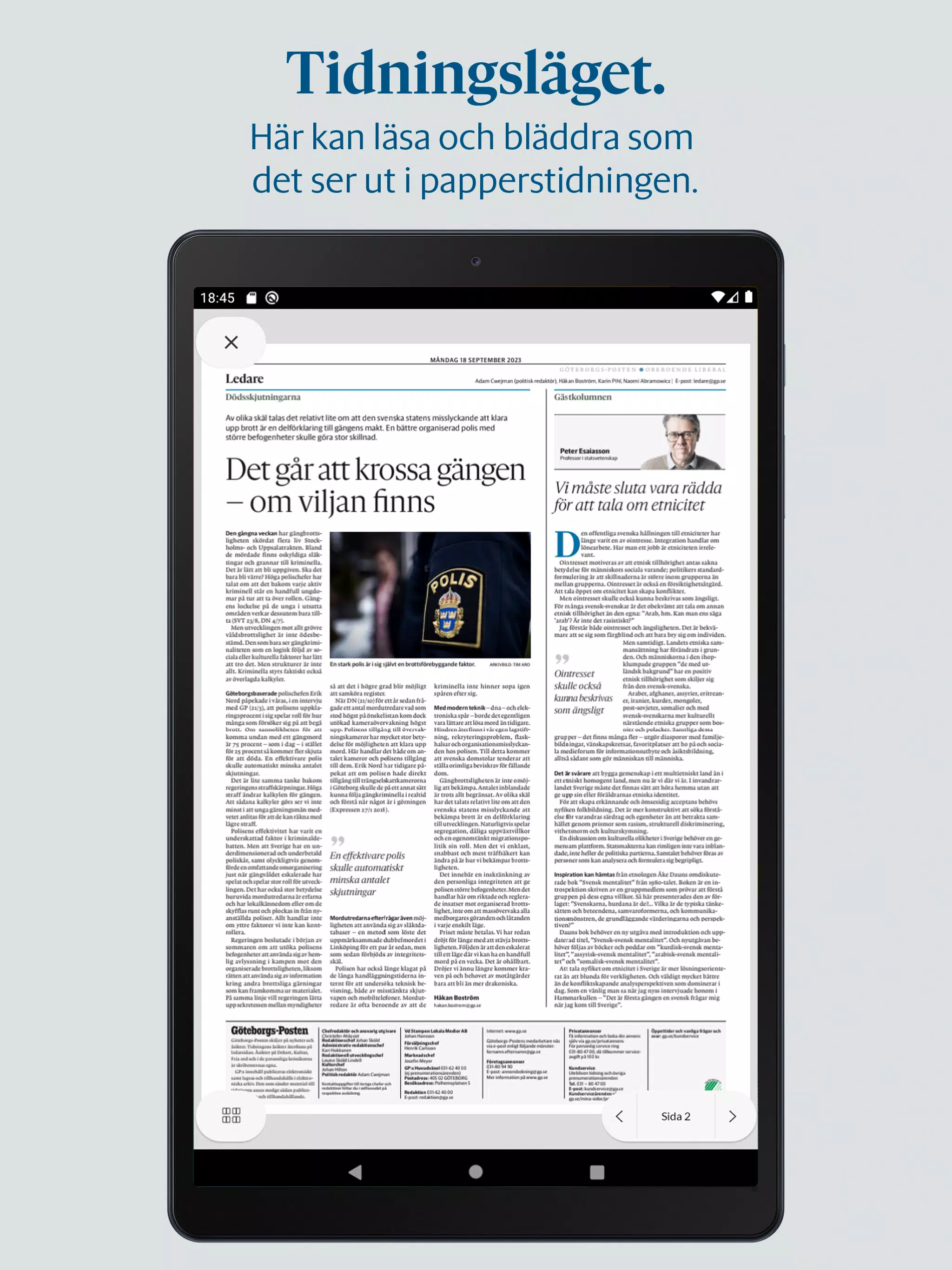 Göteborgs-Posten e-tidning Screenshot7