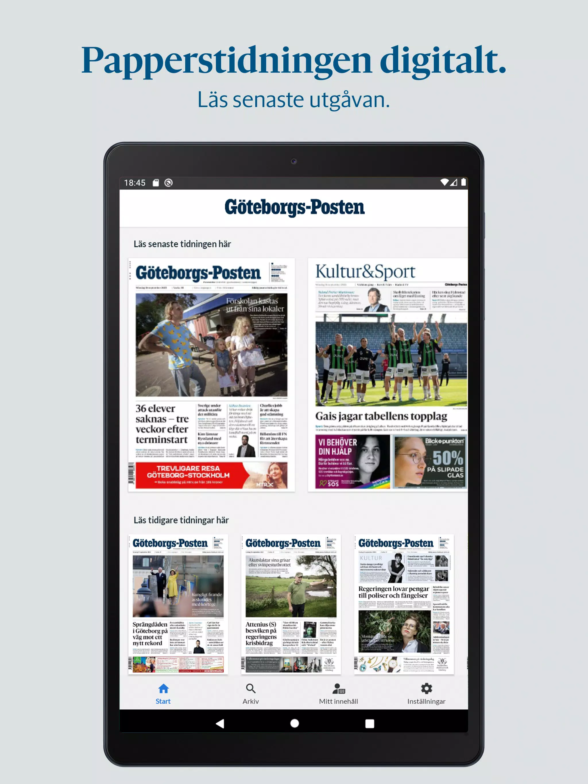 Göteborgs-Posten e-tidning Screenshot5
