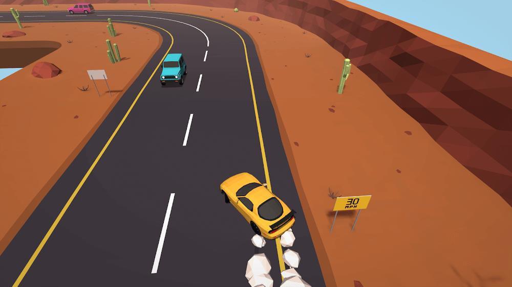 Polygon Drift: Traffic Racing Screenshot4