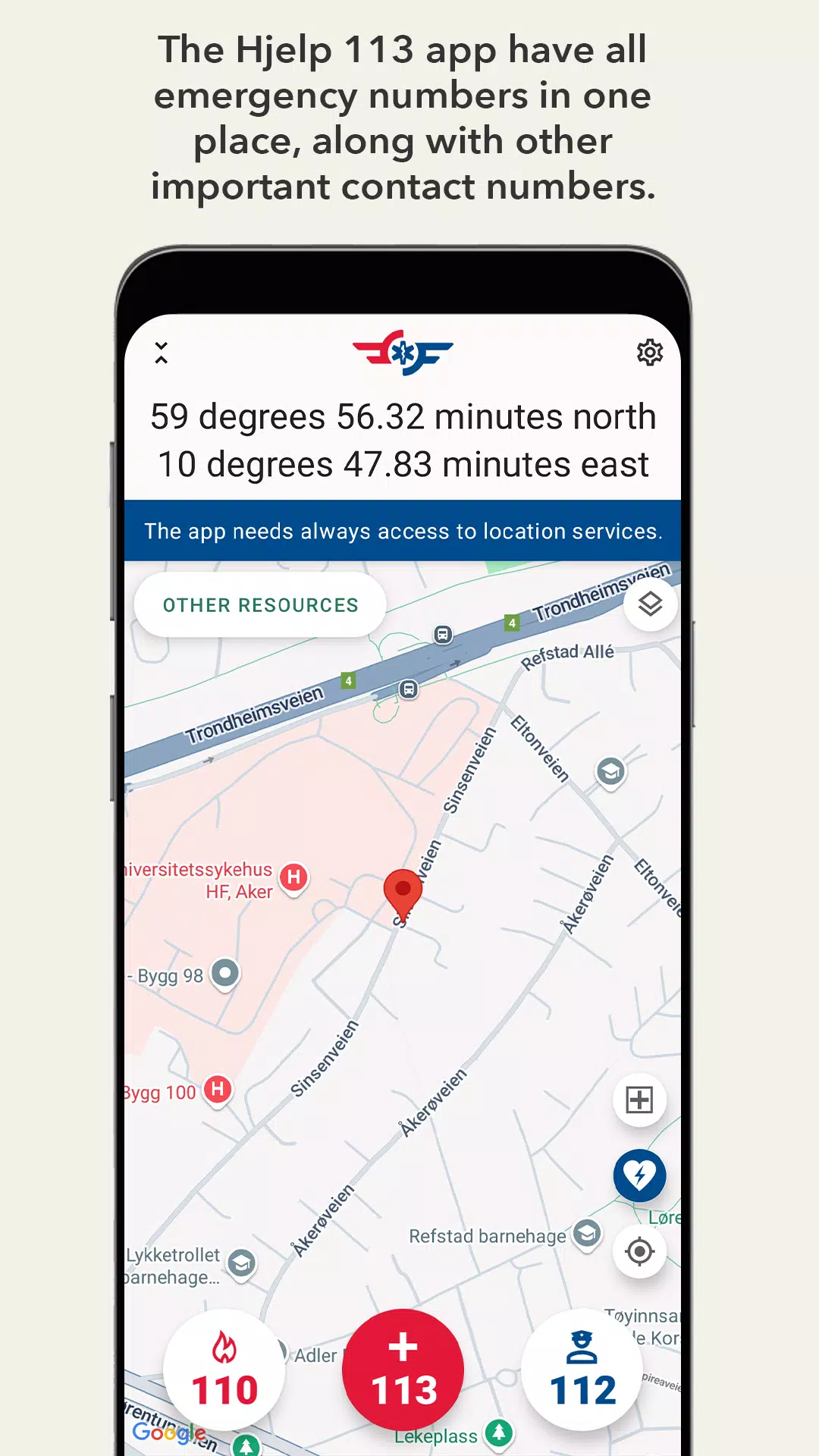 Hjelp 113 Screenshot1