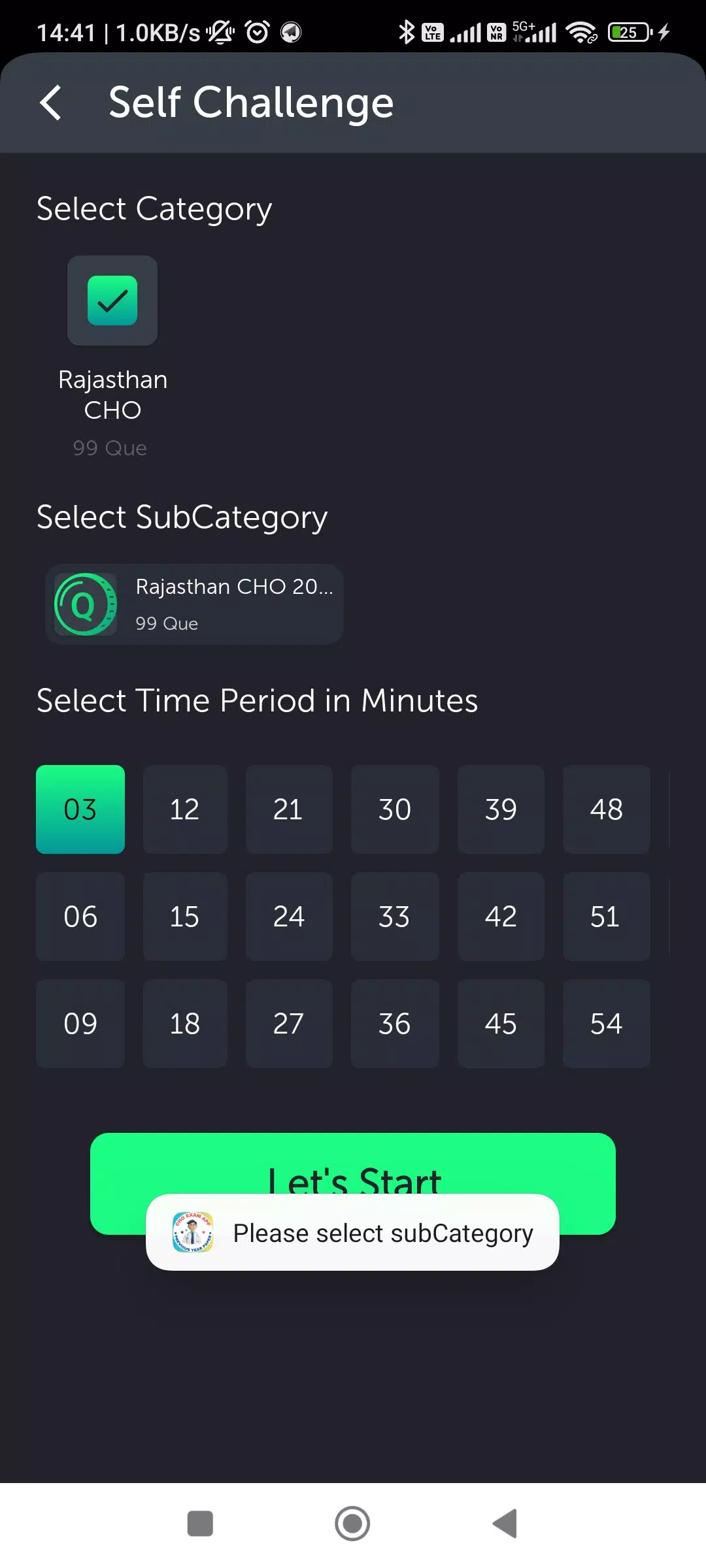 CHO Exam App Screenshot4