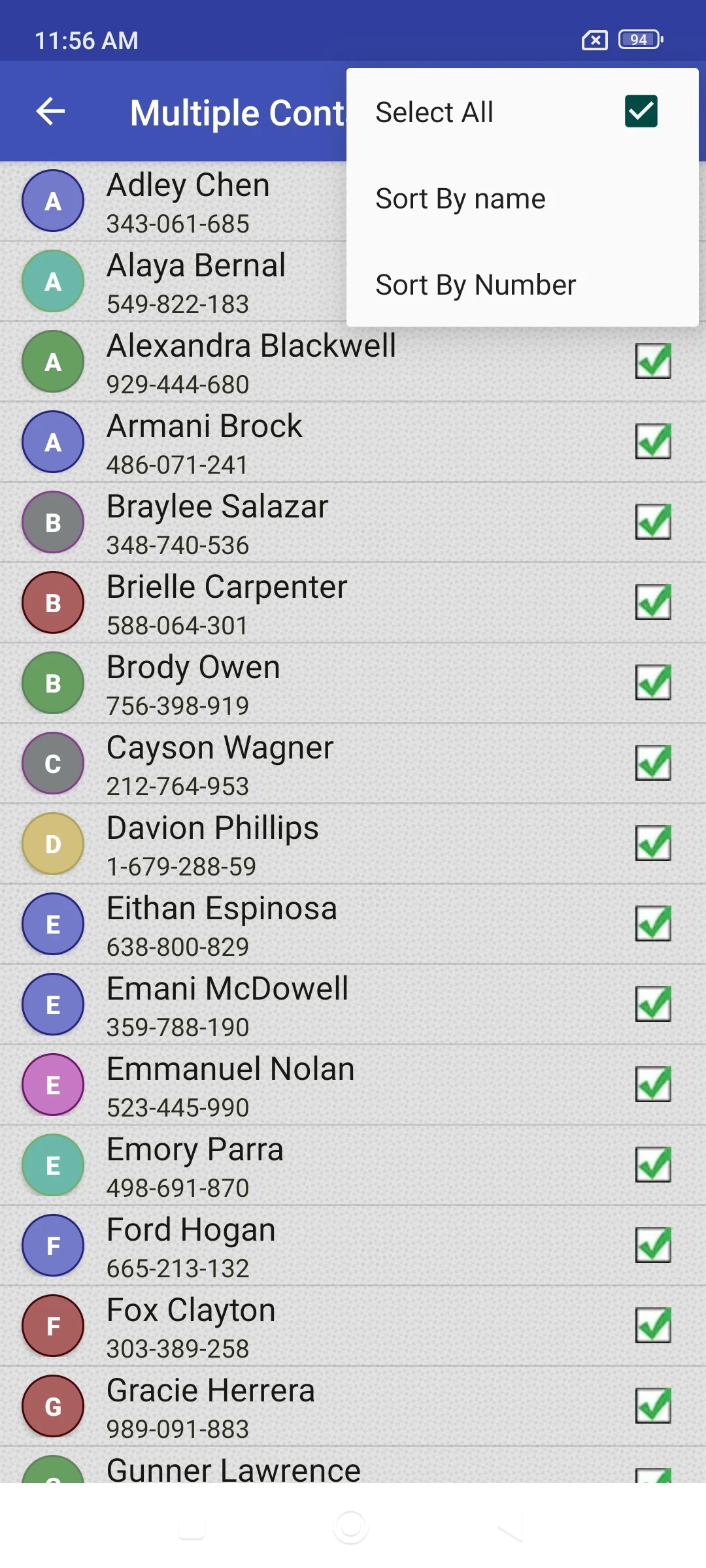 Delete all Phonebook Contacts Screenshot5