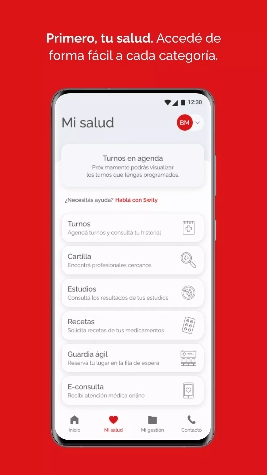 Swiss Medical Mobile Screenshot2
