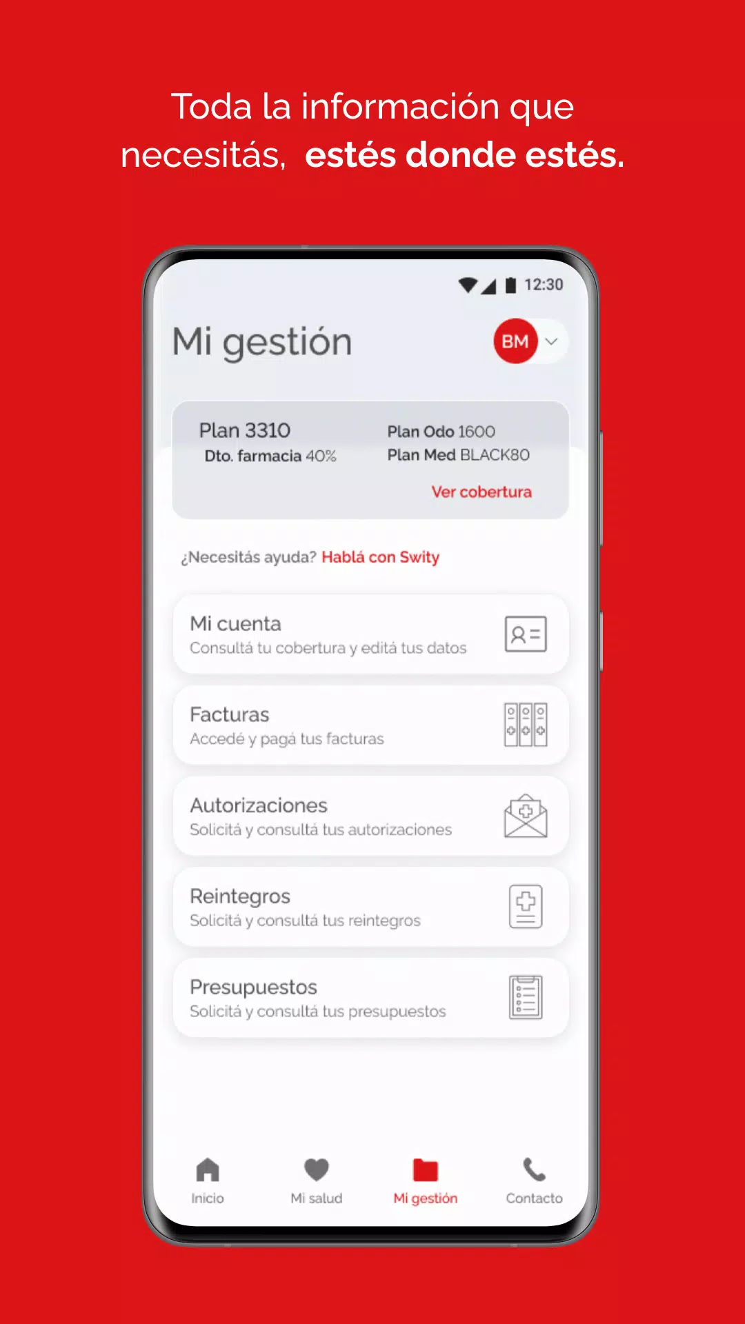 Swiss Medical Mobile Screenshot3