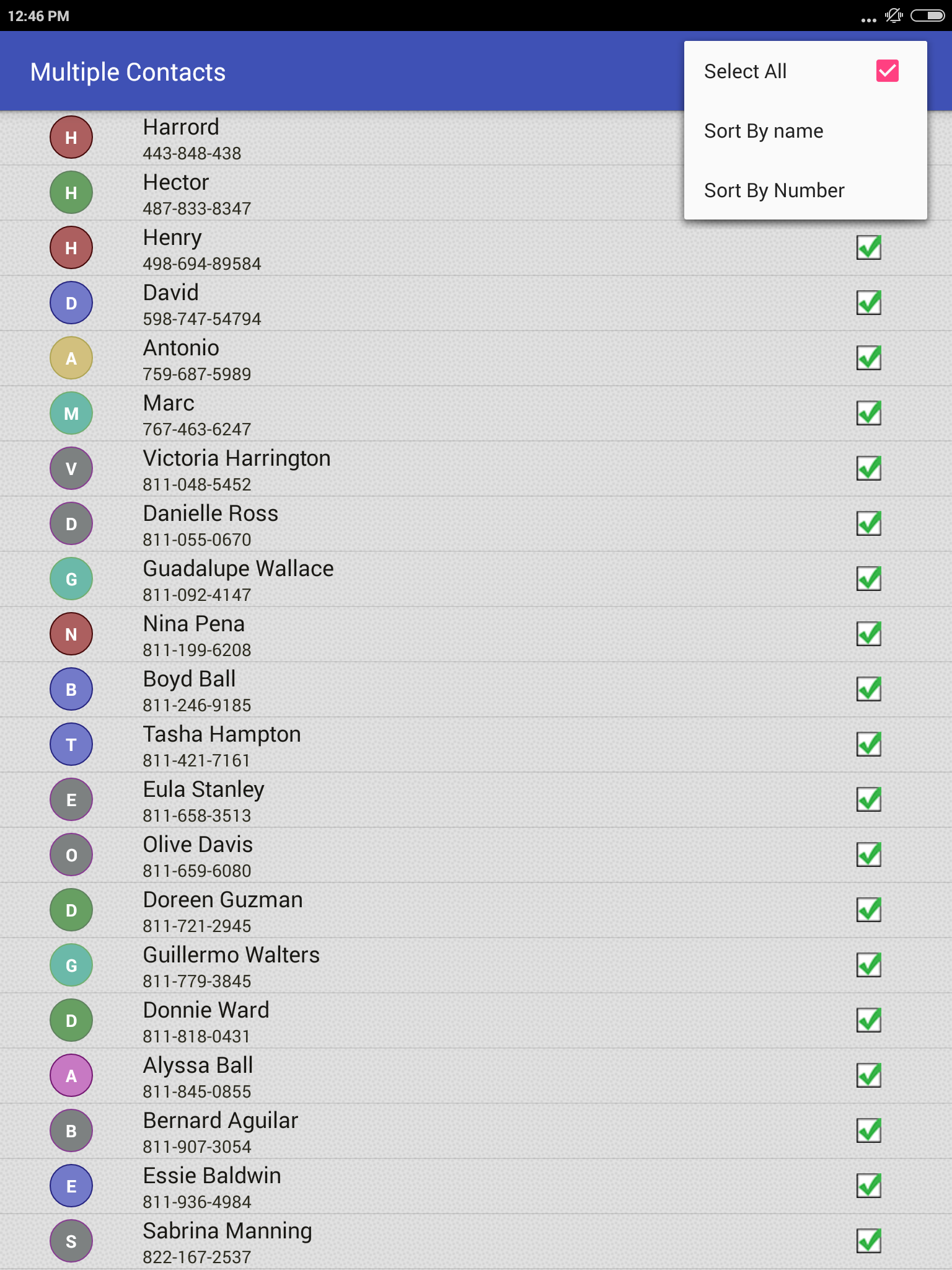 Delete all Phonebook Contacts Screenshot11
