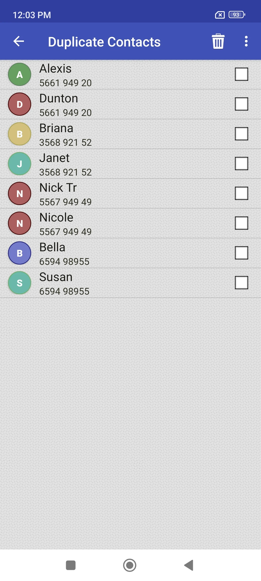 Delete all Phonebook Contacts Screenshot6