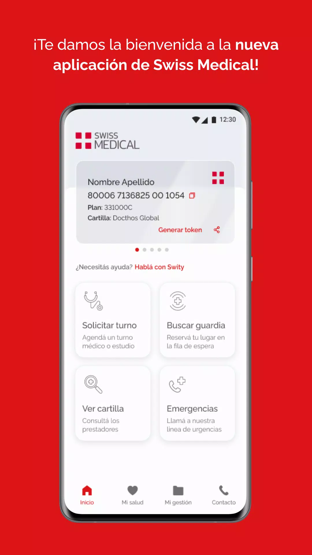 Swiss Medical Mobile Screenshot1
