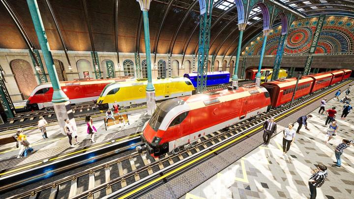 City Metro train Rail Game Screenshot2