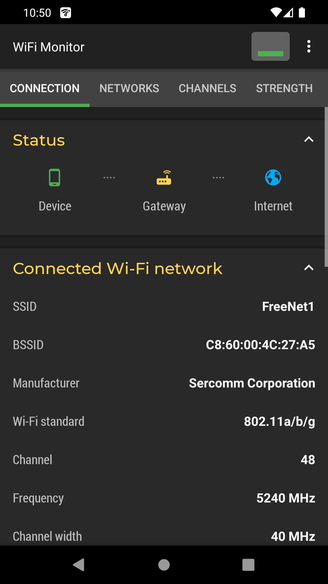 WiFi Monitor Screenshot1