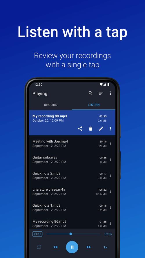 Easy Voice Recorder Screenshot3