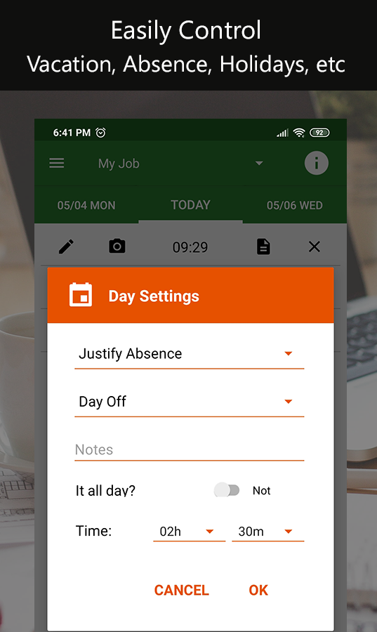 My Work Time Screenshot7
