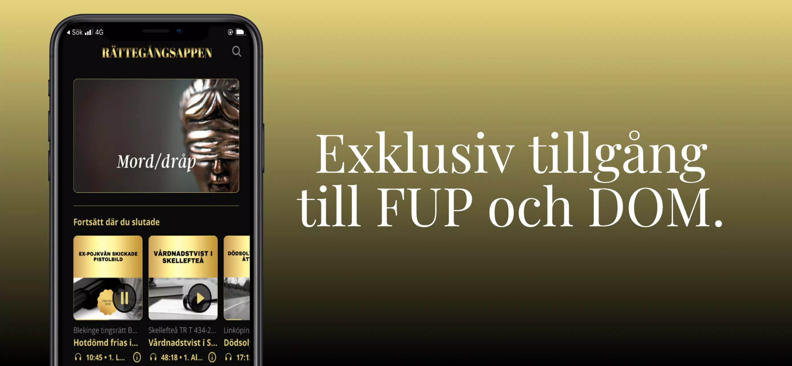 Rättegångsappen Screenshot2