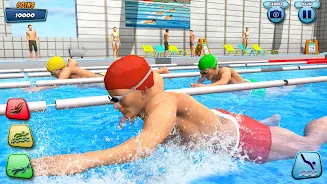 Aqua swimming pool racing 3D Screenshot10