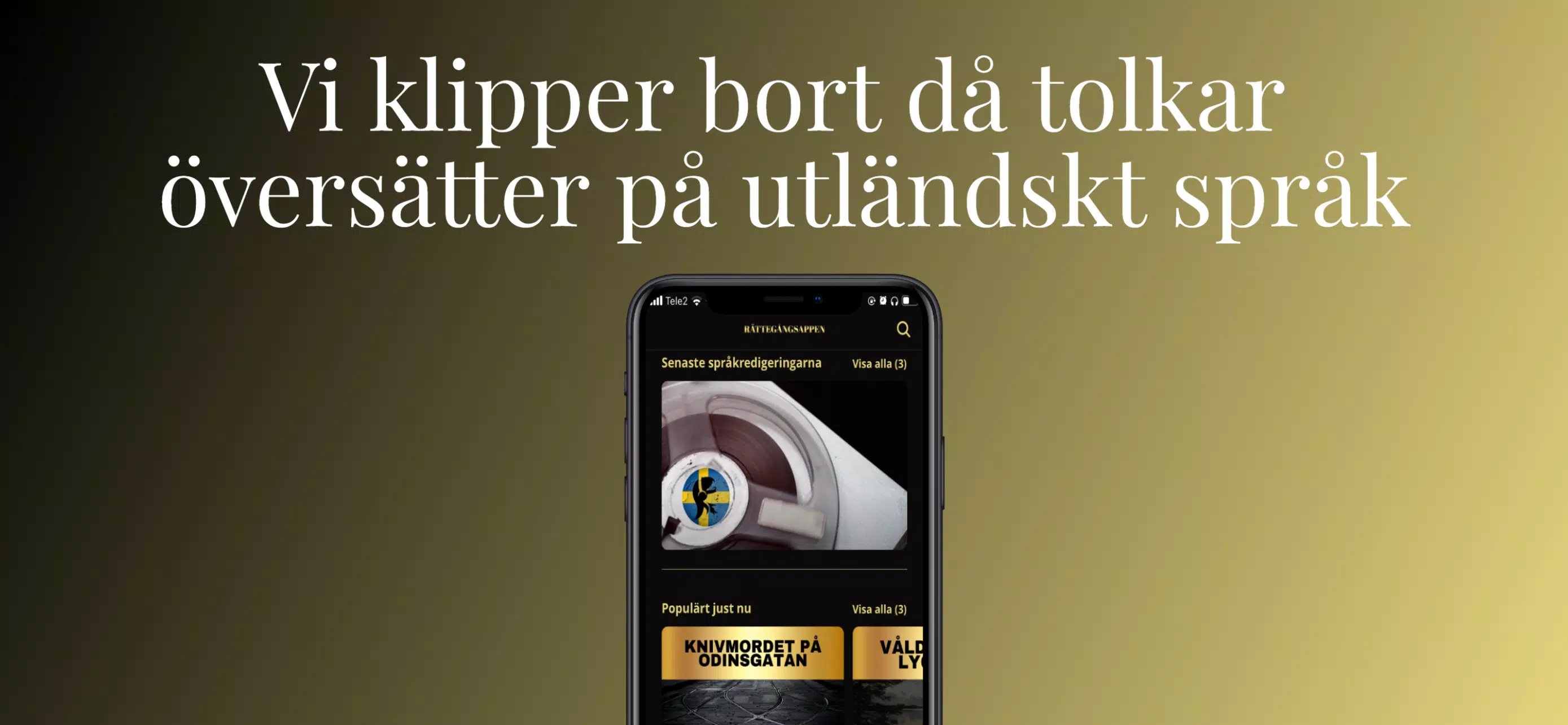 Rättegångsappen Screenshot3