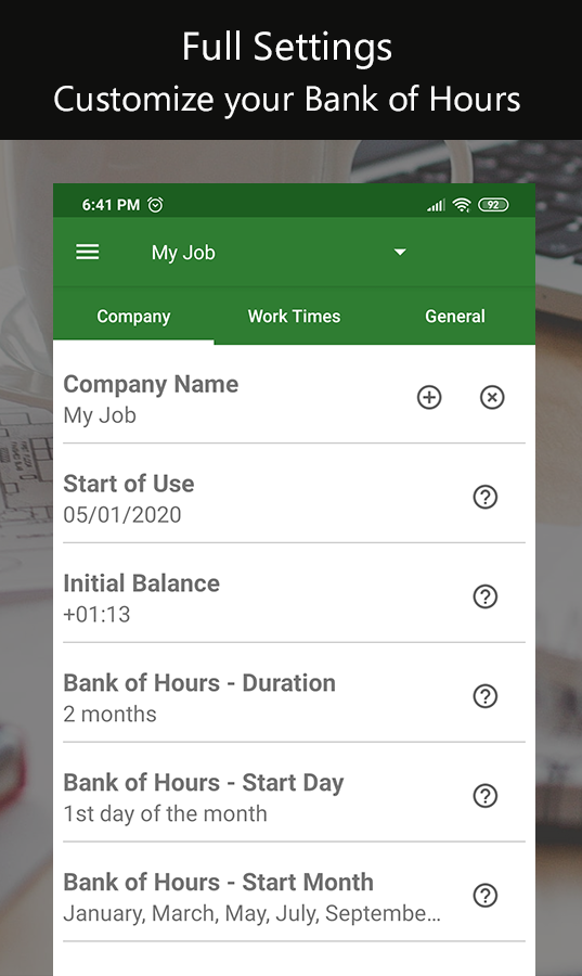 My Work Time Screenshot5