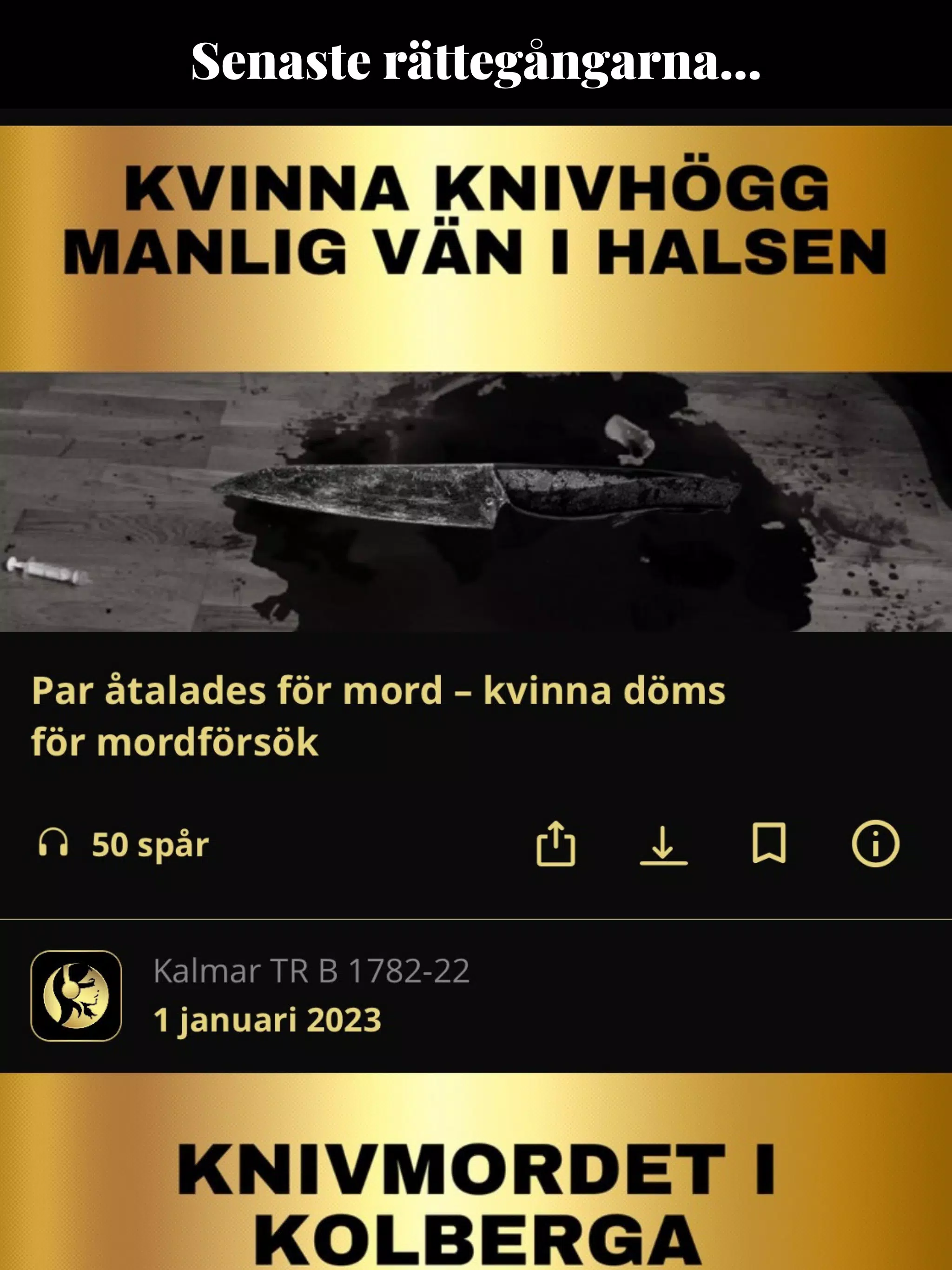 Rättegångsappen Screenshot6