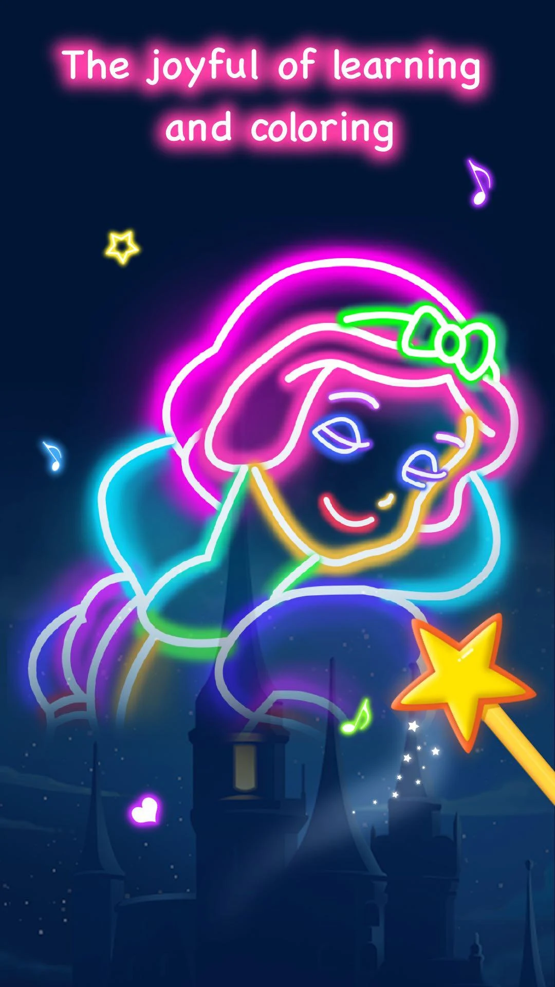 Learn To Draw Glow Princess Screenshot1