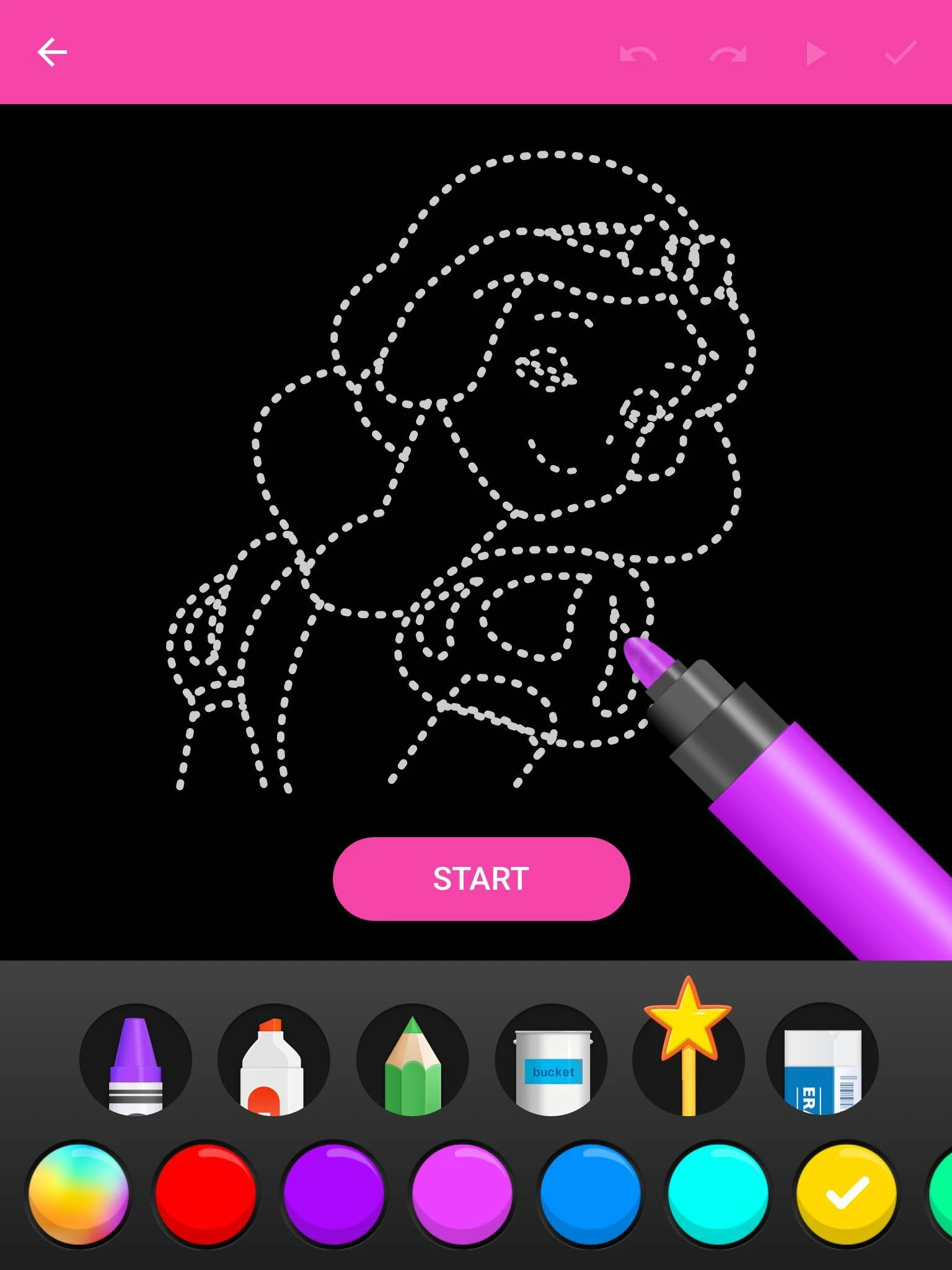 Learn To Draw Glow Princess Screenshot10