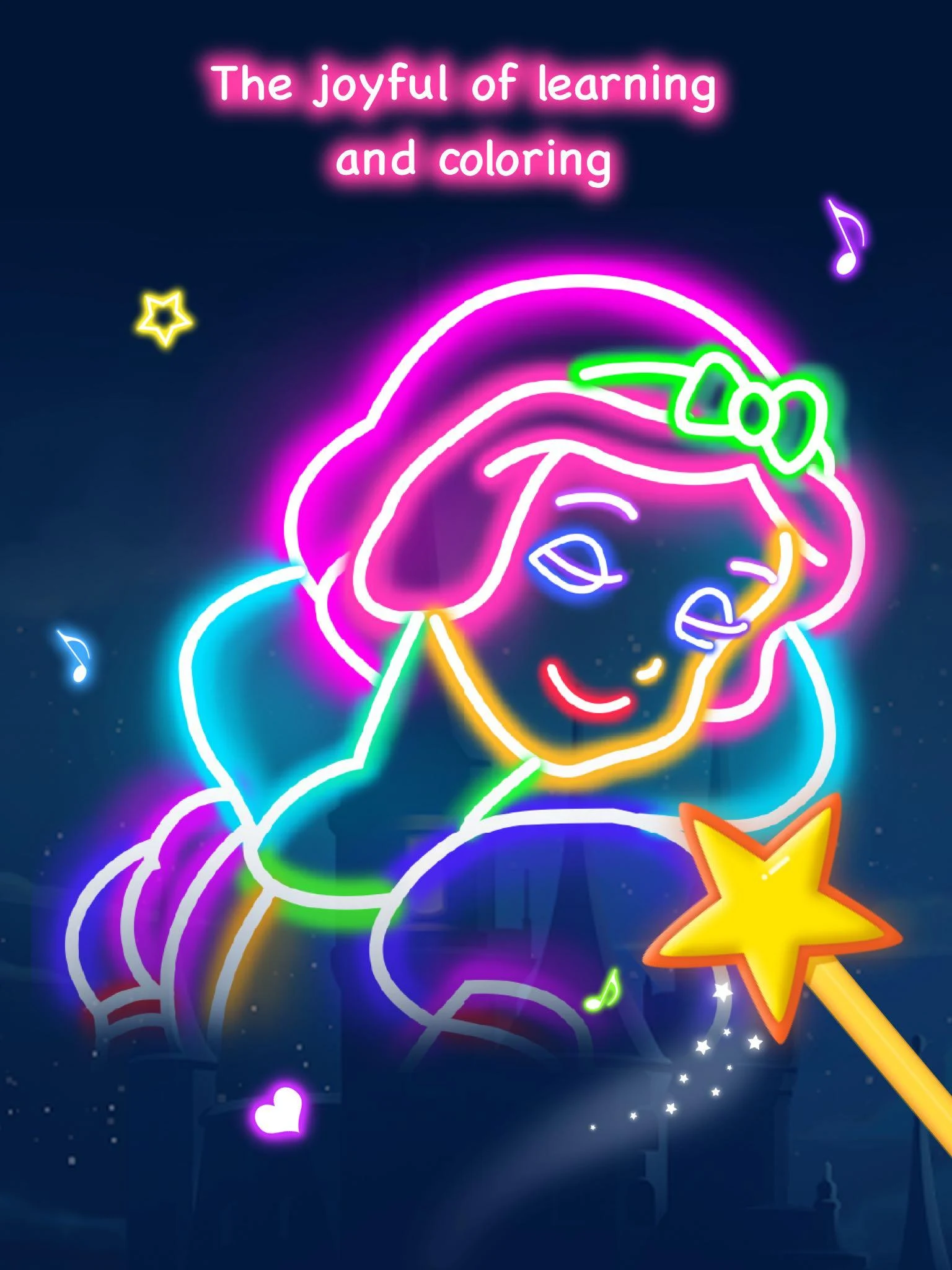 Learn To Draw Glow Princess Screenshot9