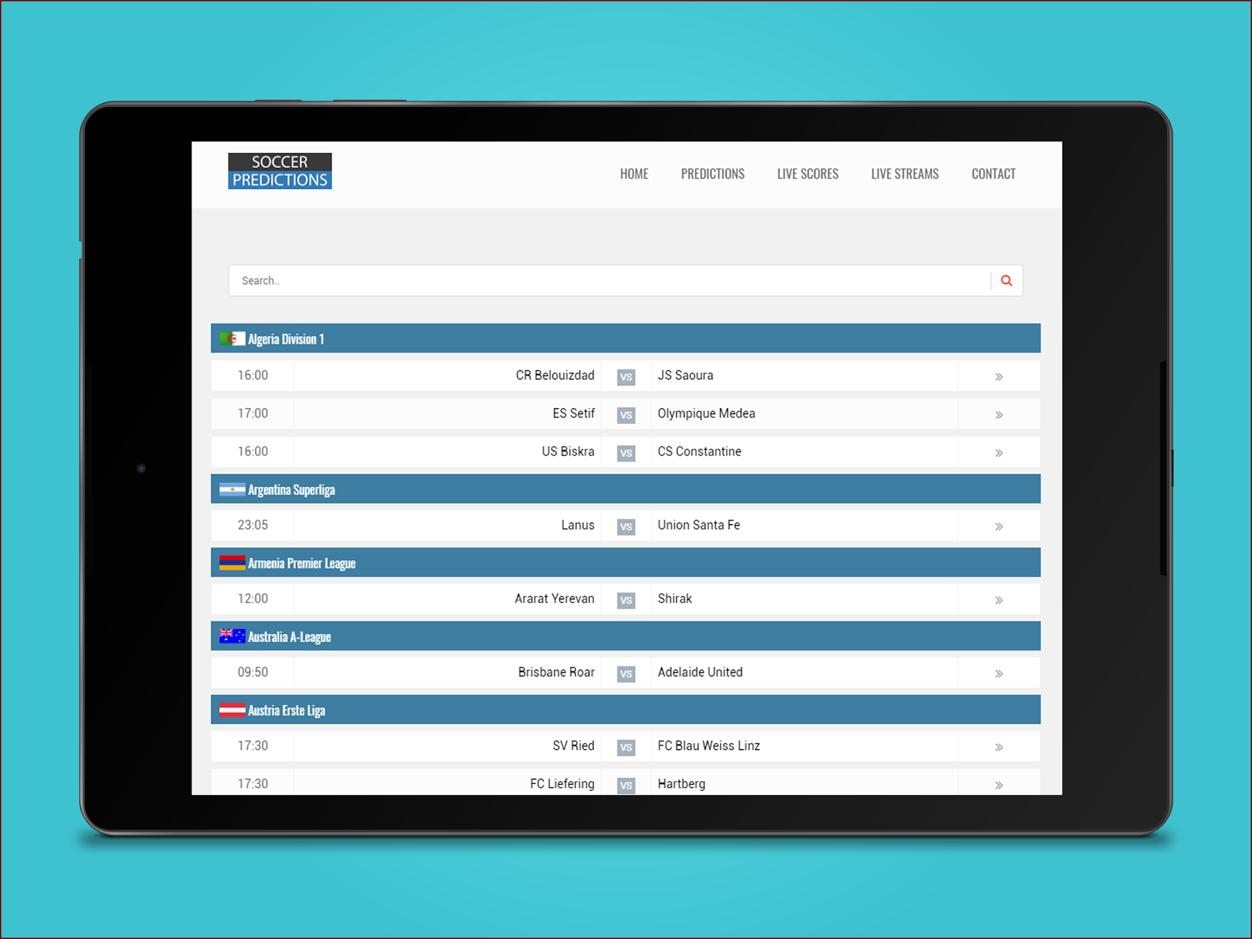 Soccer Predictions Screenshot7