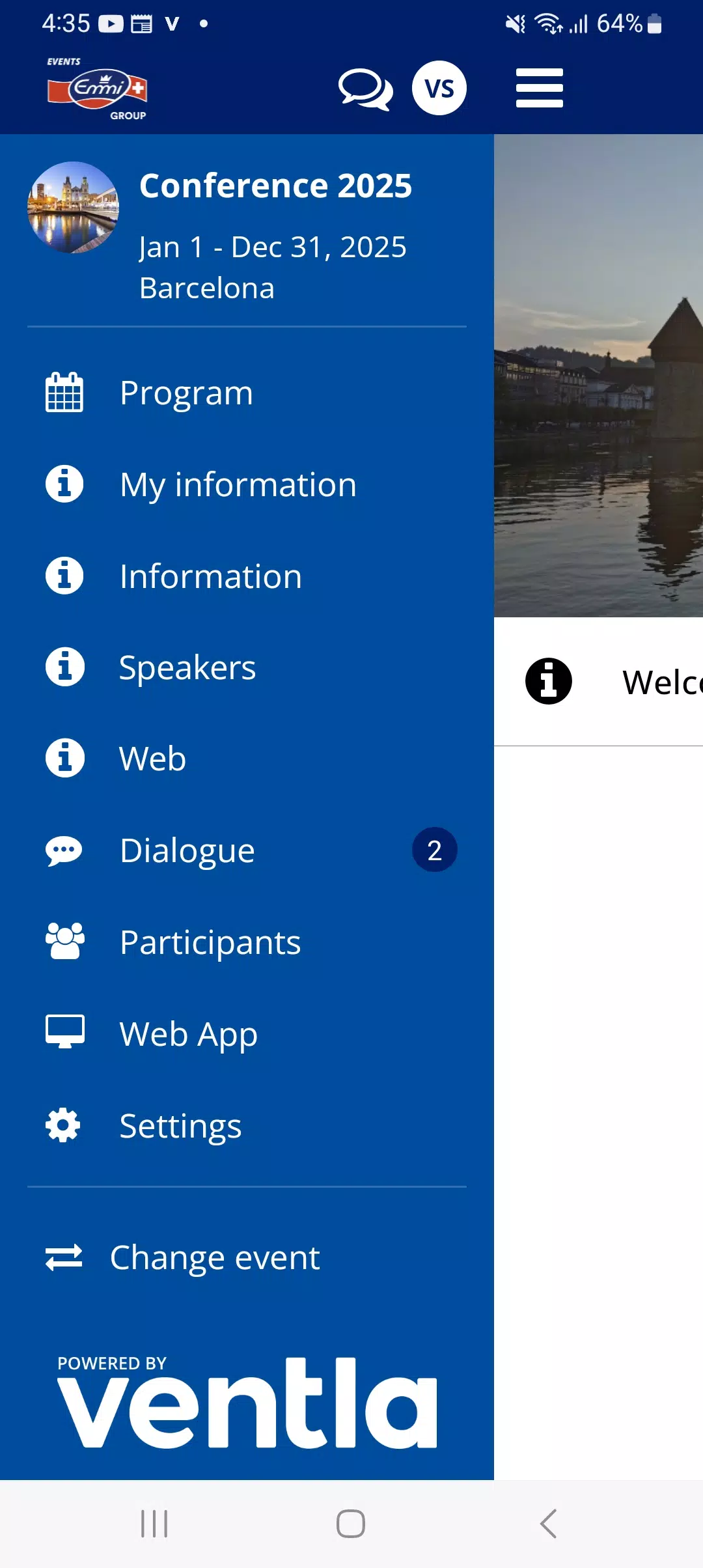 Emmi Group Events Screenshot1