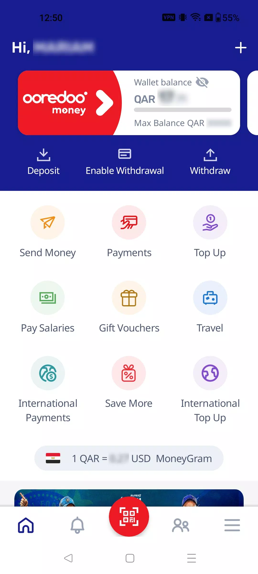 Ooredoo Money Screenshot1