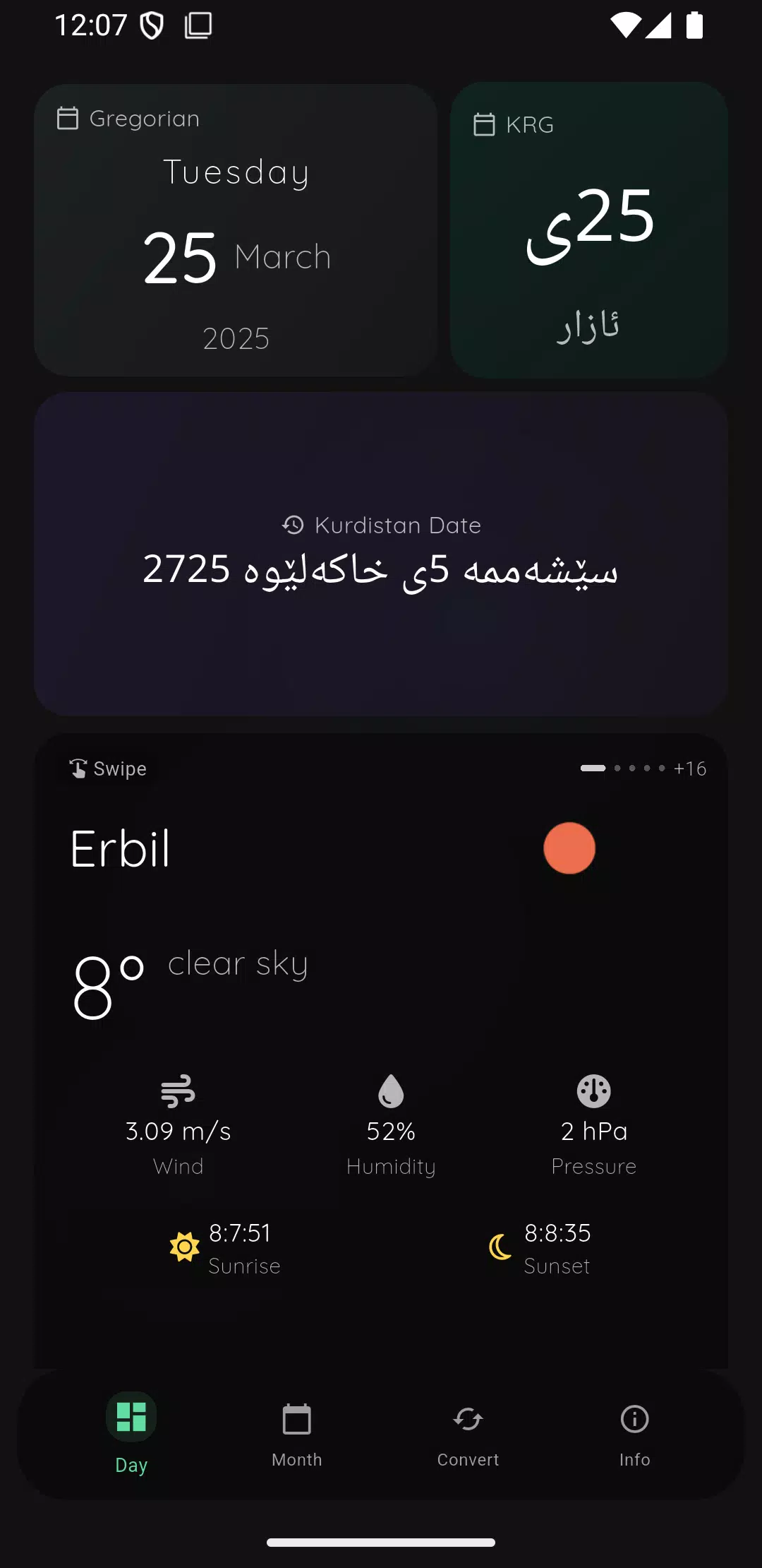 Kurdish Calendar Screenshot5